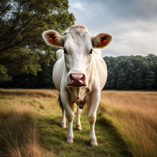 Twilight, a mature dairy cow