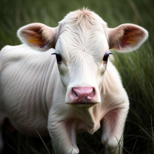 Buttercup, a newborn calf